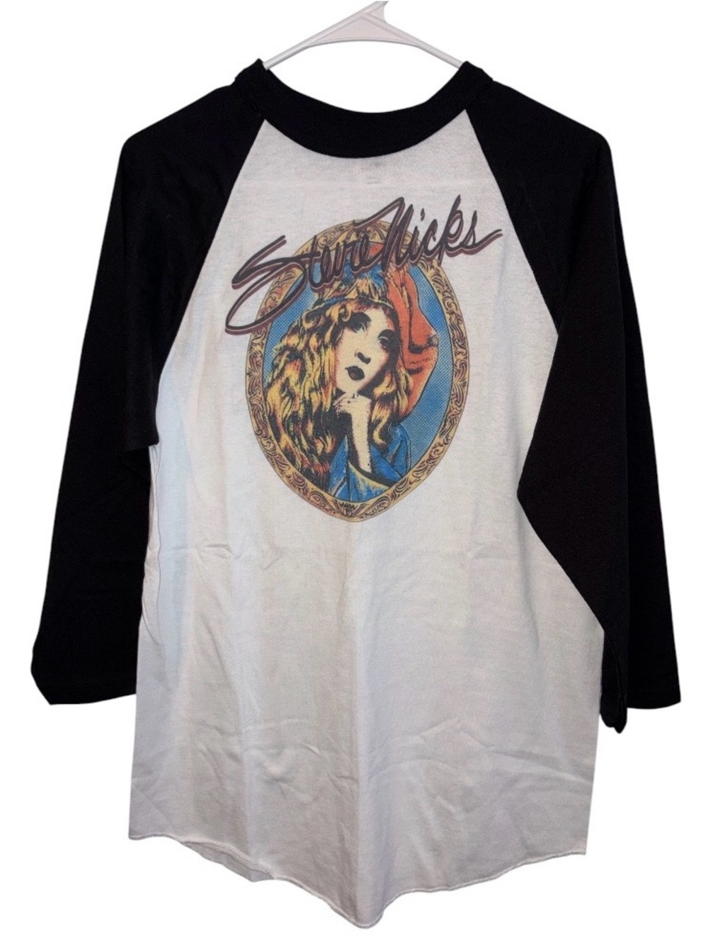 Stevie Nicks Raglan T-Shirt Size Medium New Fleetwood Mac 70s Rock A Little Tour